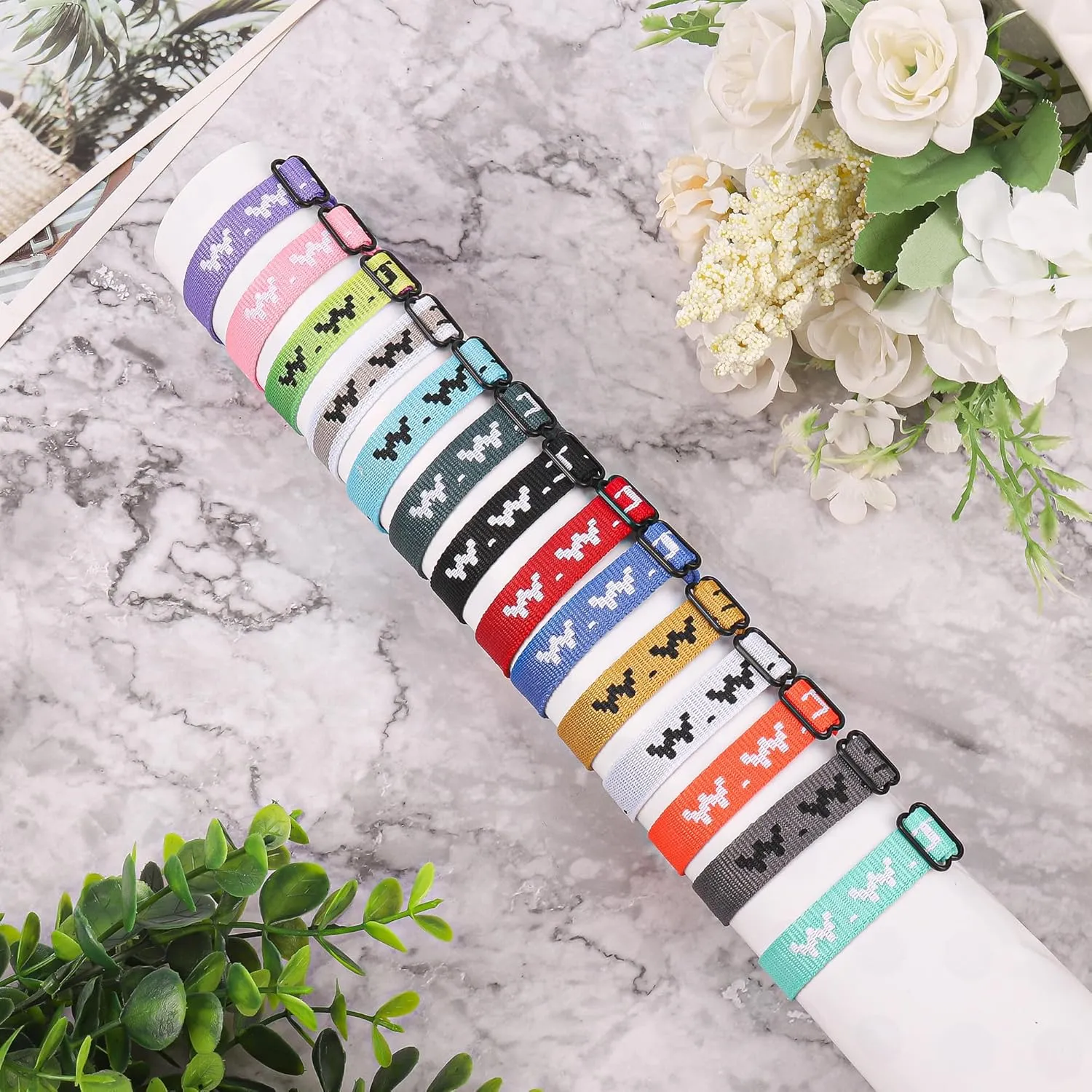14PCS WWJD Christian Bracelet Pack for Women Men, WWJD Bracelets Bulk Christian Jesus Gifts Adjustable Wristbands - What Would Jesus Do Bracelet