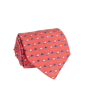 25th Anniv. OG Silk Tie Sailors Red