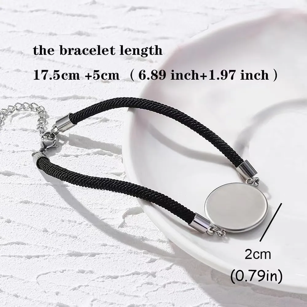 2pcs Sun and Stars Moon Couples Bracelets Pinky Promise Friendship Bracelets Set Gift for Valentine's Day Bracelet for Partners