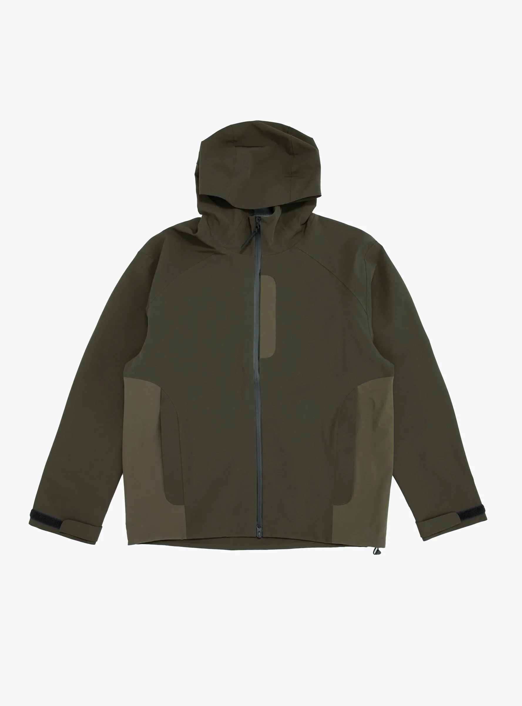 Waterproof 3-Layer Shell Jacket in Moss Green