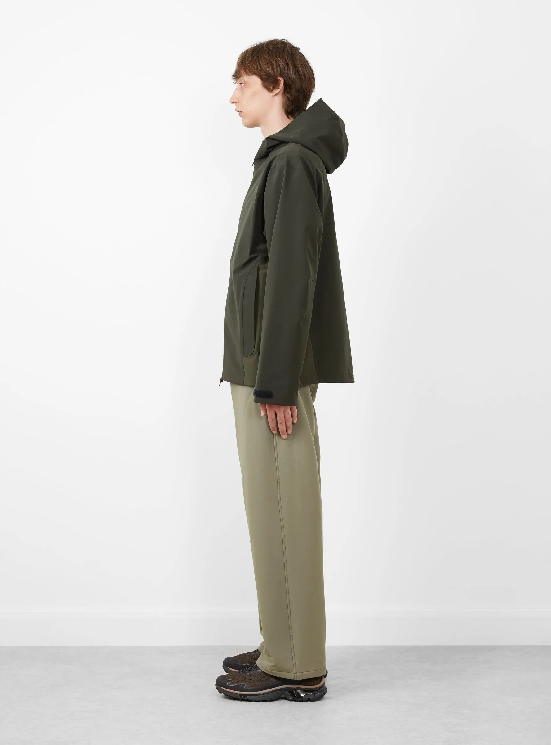Waterproof 3-Layer Shell Jacket in Moss Green