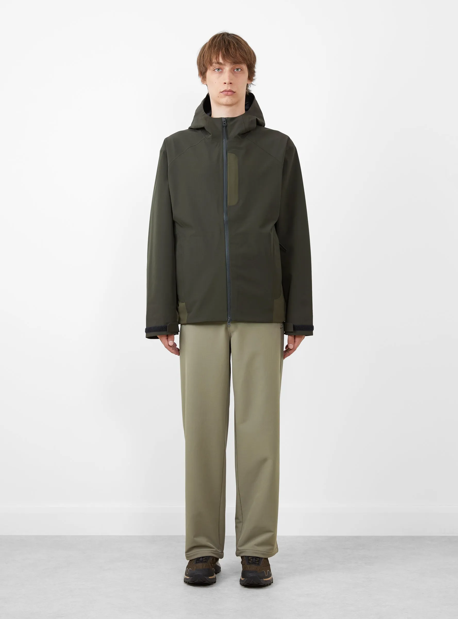 Waterproof 3-Layer Shell Jacket in Moss Green