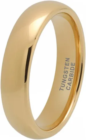 3mm 4mm 5mm 6mm 7mm 8mm 10mm Silver/Gold Tungsten Rings for Men Women Couple Fashion Jewelry Engagement Wedding Bands Domed Polished Comfort Fit