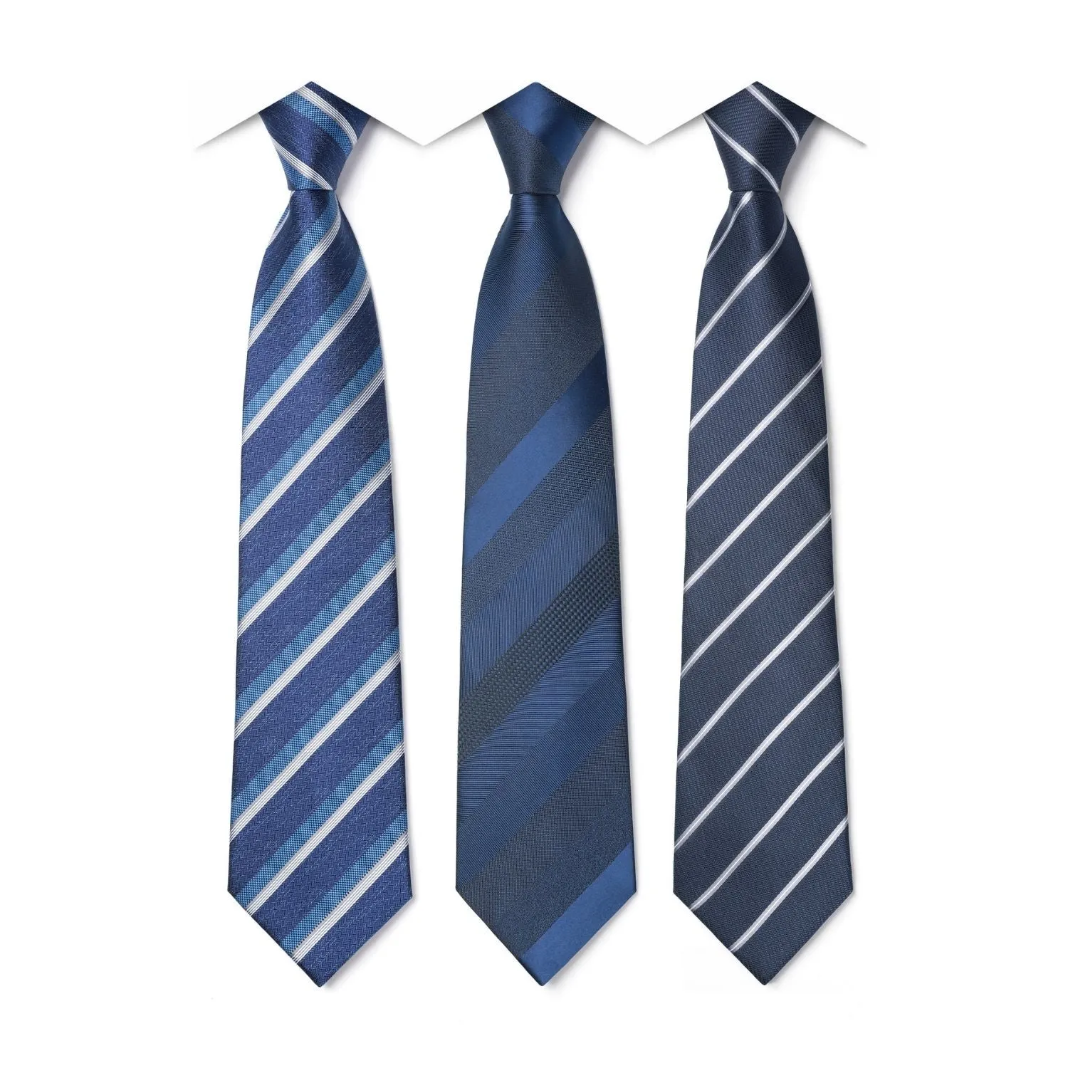 3PCS Tie & Pocket Square Set - 22-1