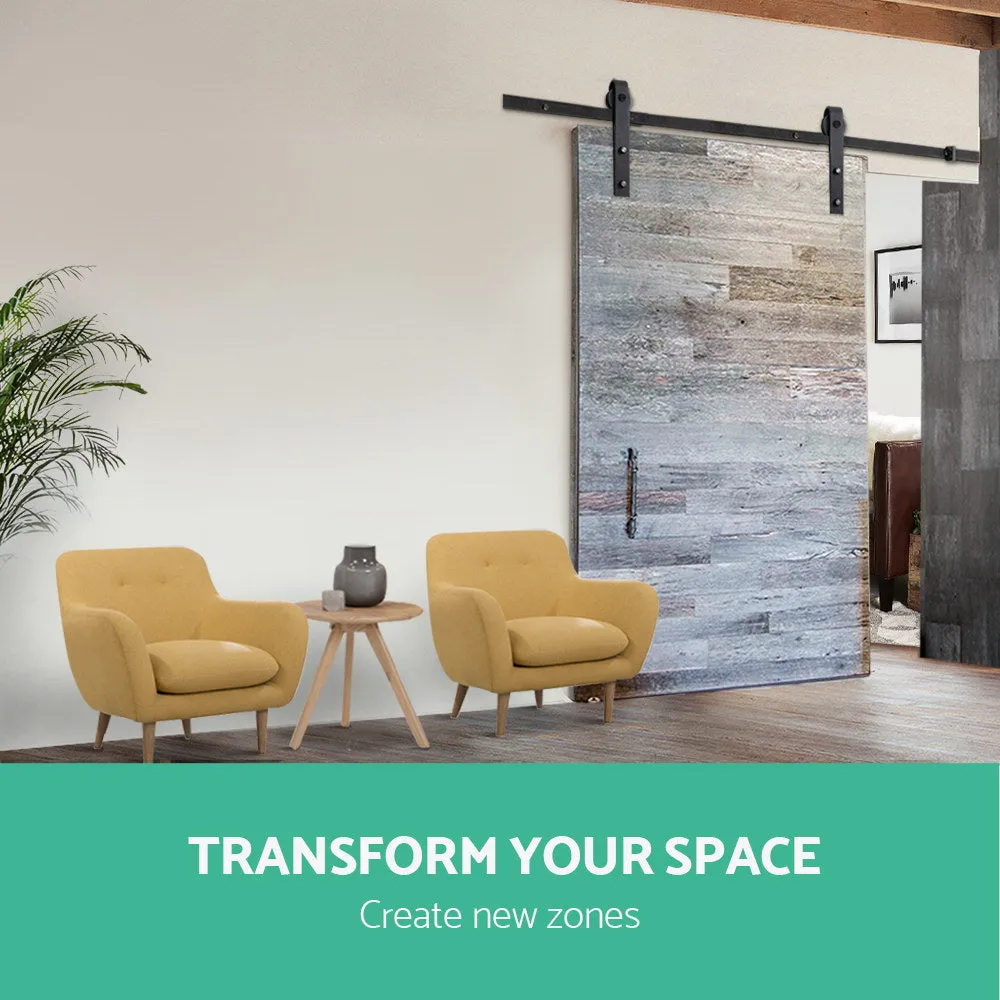 4M Sliding Barn Door Hardware Set, 120kg Capacity - Cefito