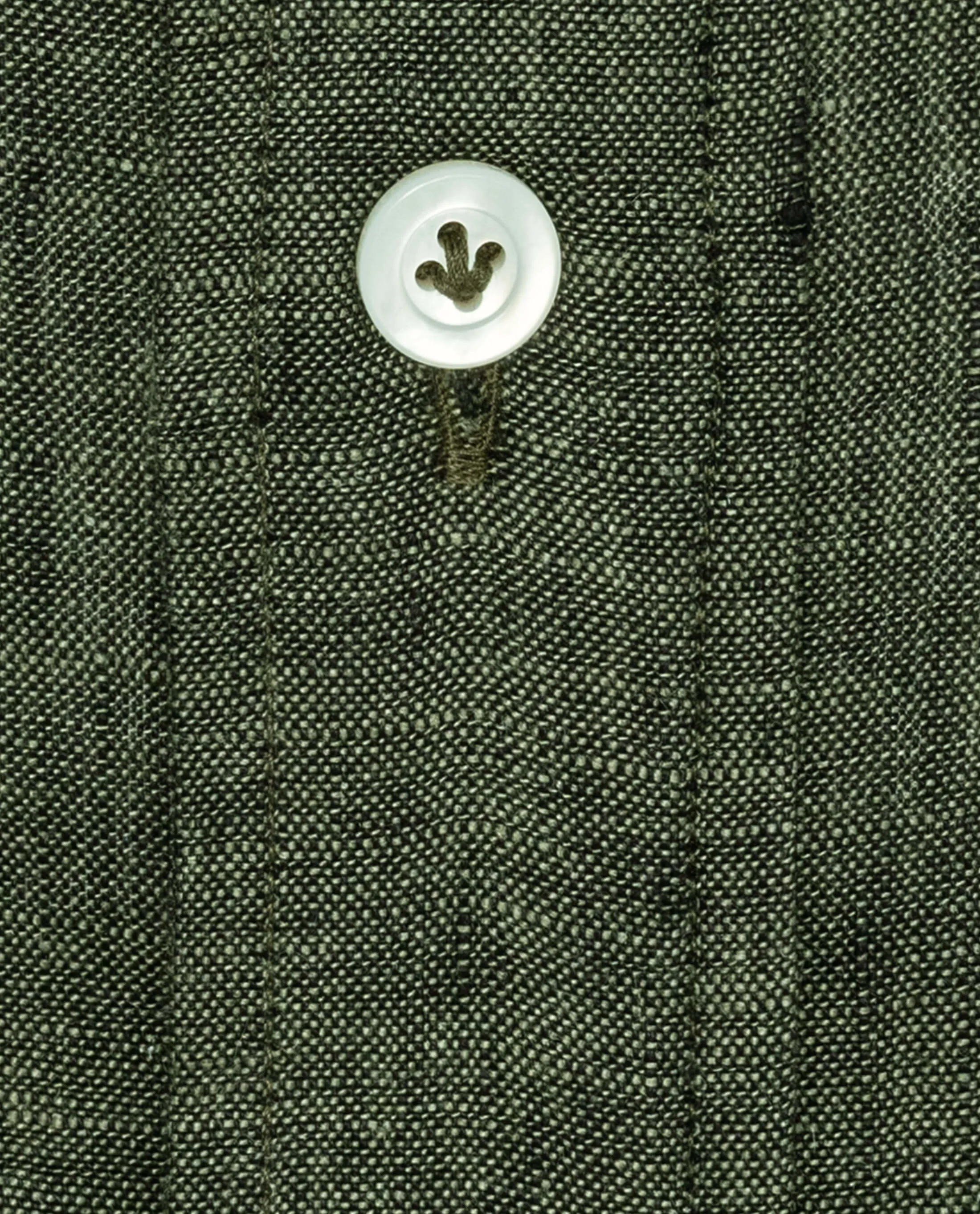 Albini Dark Olive Pure Linen Batiste