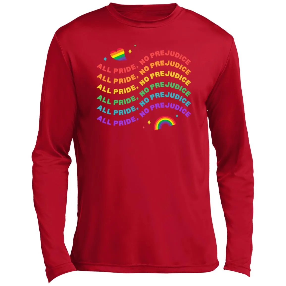 All Pride No Prejudice -- CLOSEOUT -- Men’s Long Sleeve Performance Tee