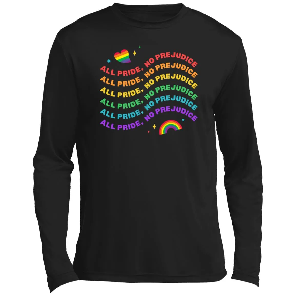 All Pride No Prejudice -- CLOSEOUT -- Men’s Long Sleeve Performance Tee
