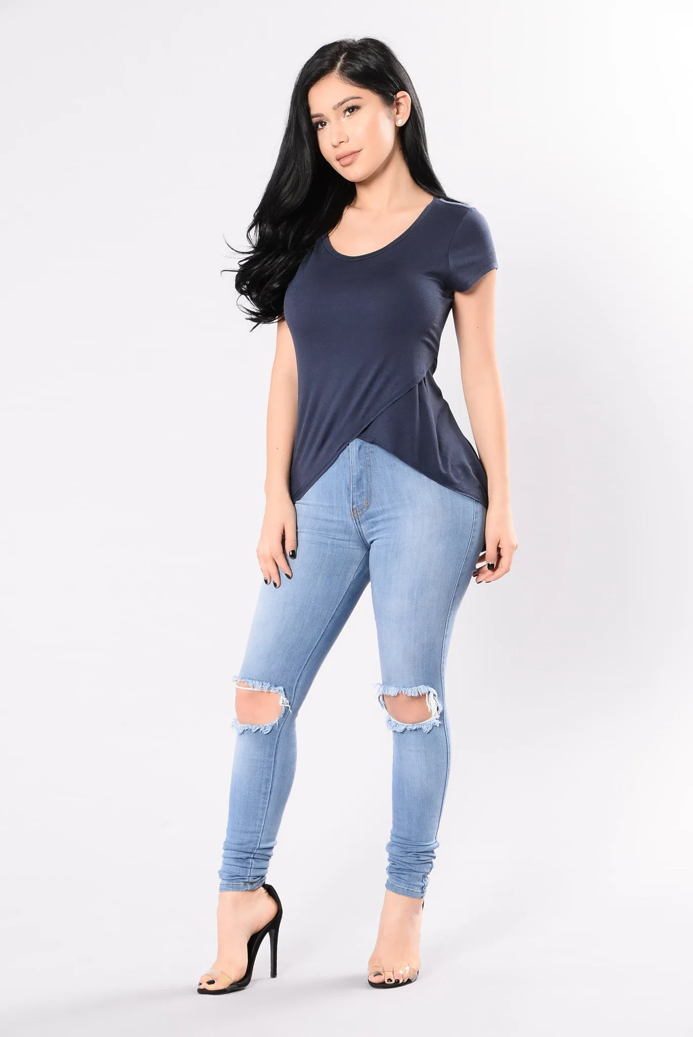 All Smiles Tee - Midnight Navy