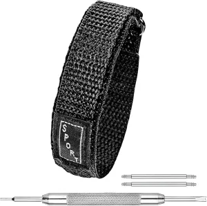 Alpine Sporty Nylon Watch Band | Waterproof Velcro Quick Release Watch Bands |Lightweight & Adjustable Watch Straps for Men |Replacement Watch Band Compatible with Regular & Smart Watches