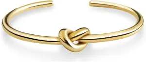 Altitude Boutique Cuff Bangle Gold Bracelets for Women | Tie The Knot Love Bracelet for Bridesmaid Gifts | 18K Gold Plated, Adjustable Best Friend Bracelets