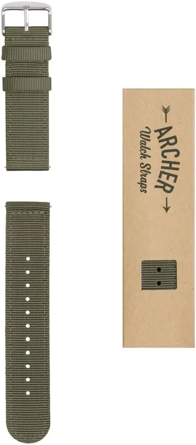 Archer Watch Straps - Premium Nylon Quick Release Watch Bands