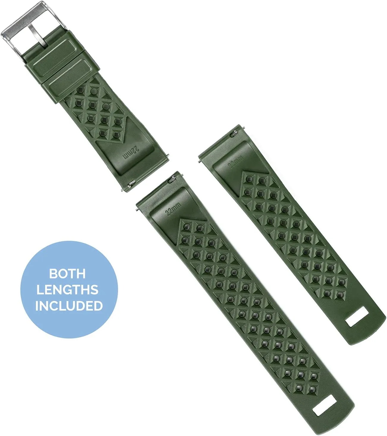BARTON Tropical-Style V1 (Original Material) Watch Bands - Quick Release - Choose Strap Color & Size - 18mm, 19mm, 20mm, 21mm, 22mm, 23mm & 24mm Watch Straps