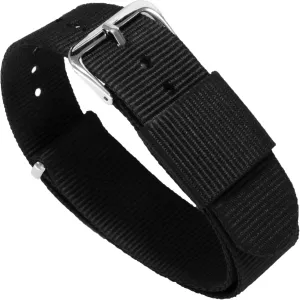 BARTON WATCH BANDS - Ballistic Nylon NATO Style Straps - Choice of Color, Length & Width (18mm, 20mm, 22mm or 24mm)