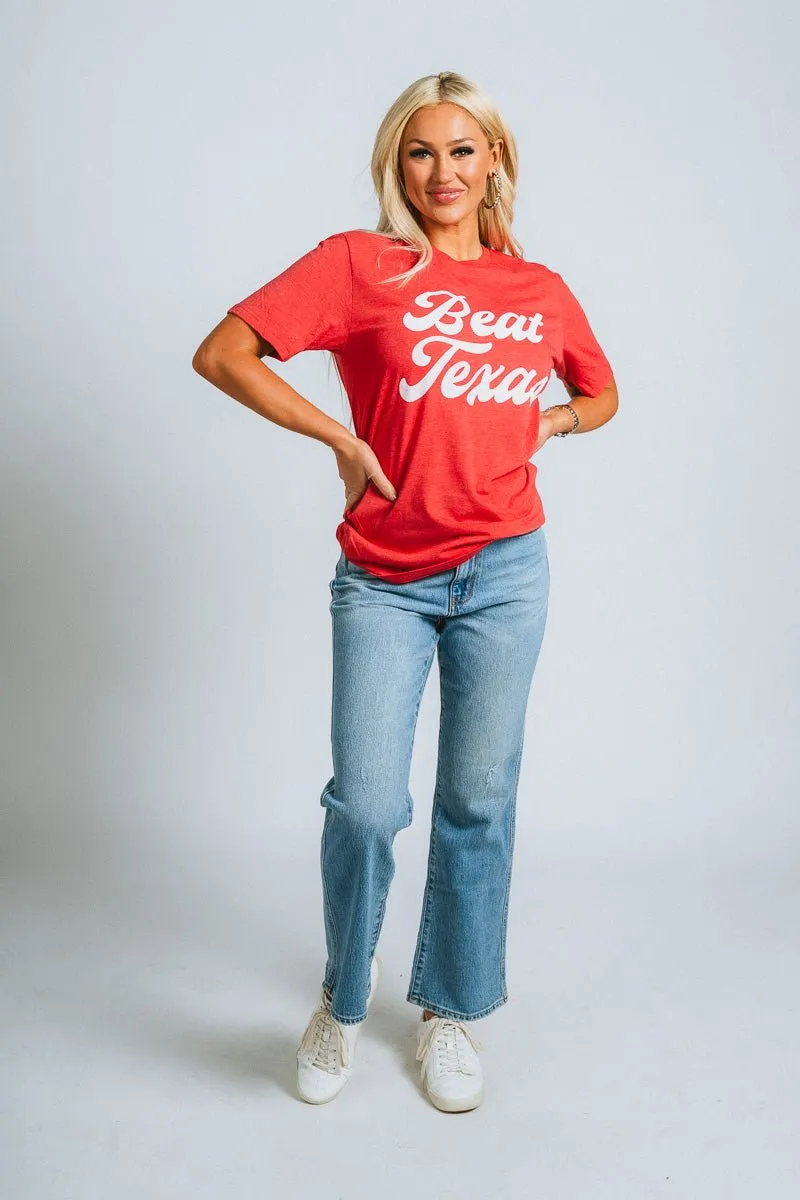 Beat Texas unisex t-shirt red