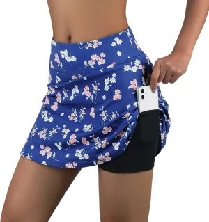 beroy Running Skirts Tennis Golf Skorts for Women - Women Workout Skirts with Pockets