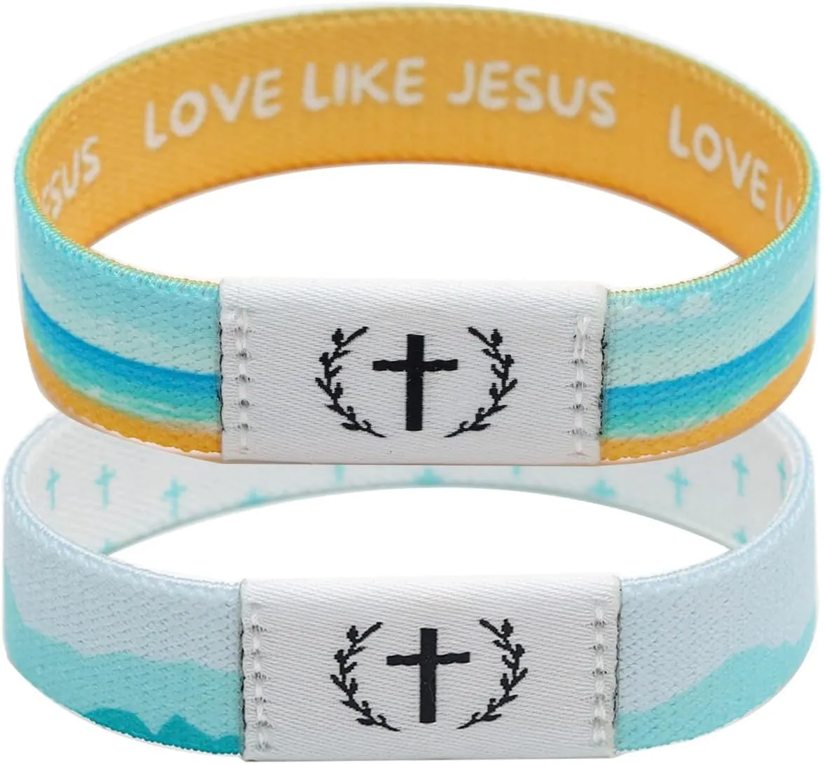 Bible Verse Bracelets, Daily Bible Verse Bracelets for Women Men Scan Christian Scripture Bracelet with NFC Tap, Jesus Prayer Bracelet Blue