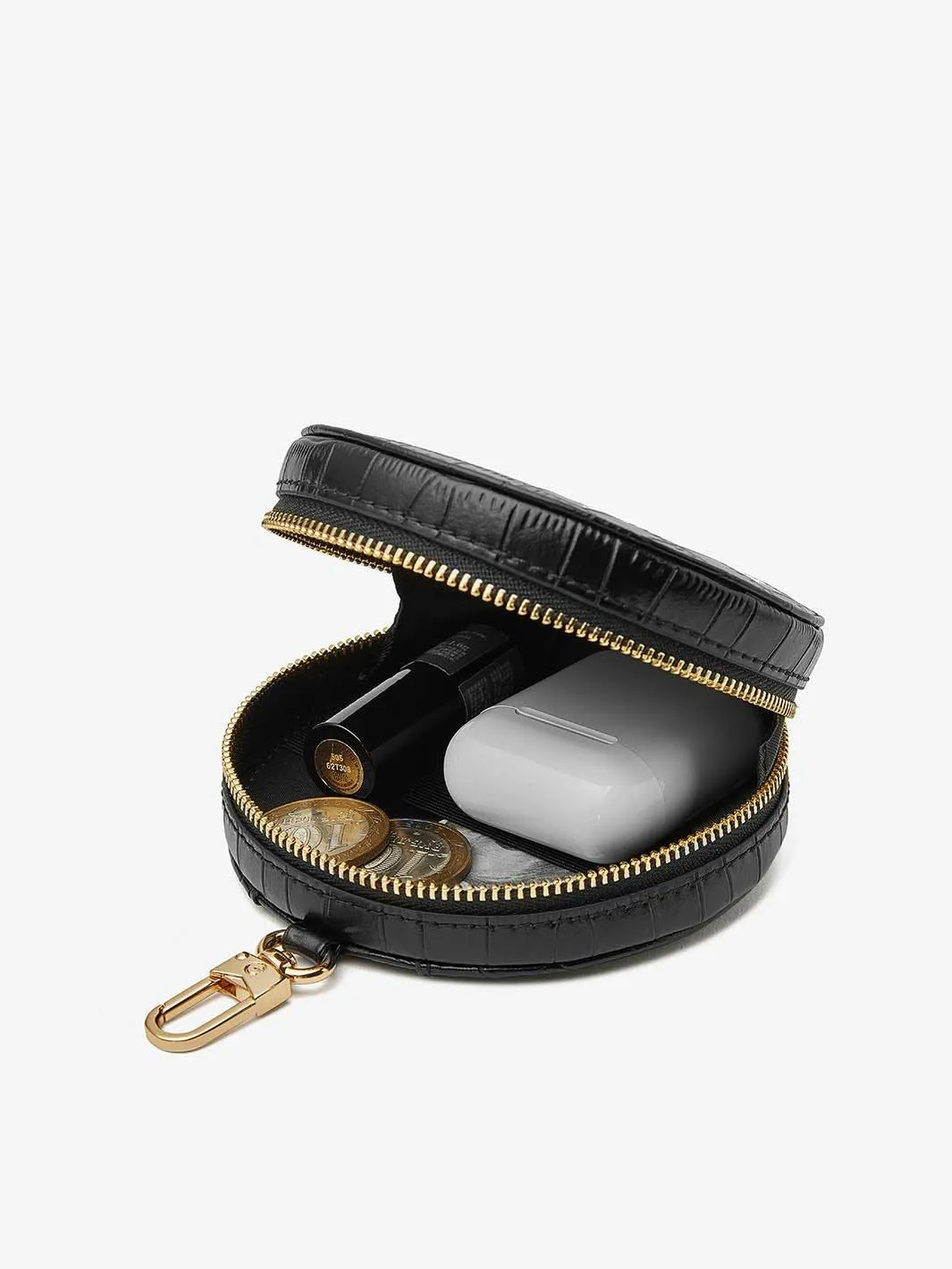 Big Crocodile Round Pouch