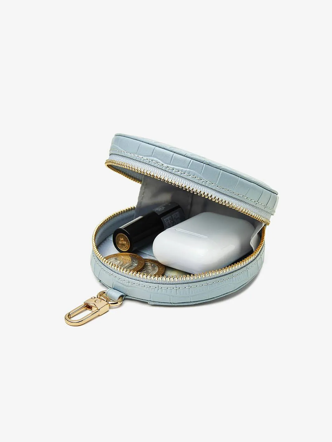 Big Crocodile Round Pouch