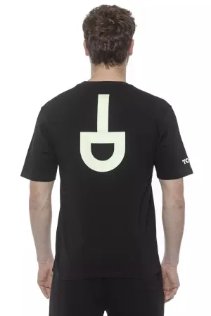 Black Cotton Men's T-Shirt