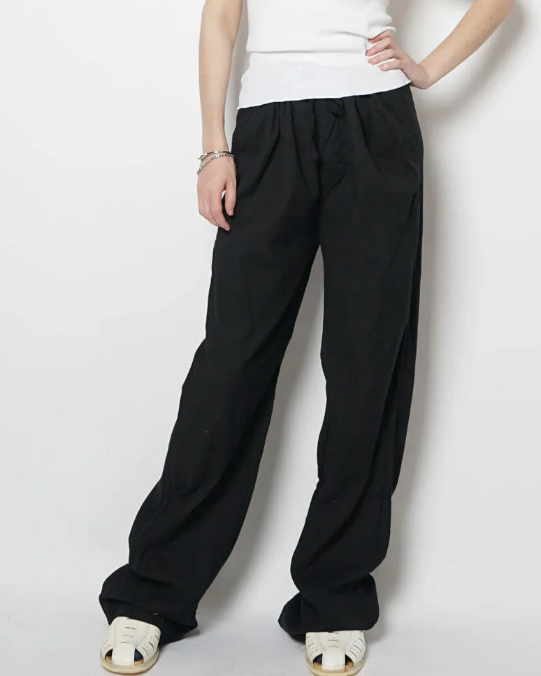 Black Easy Pants