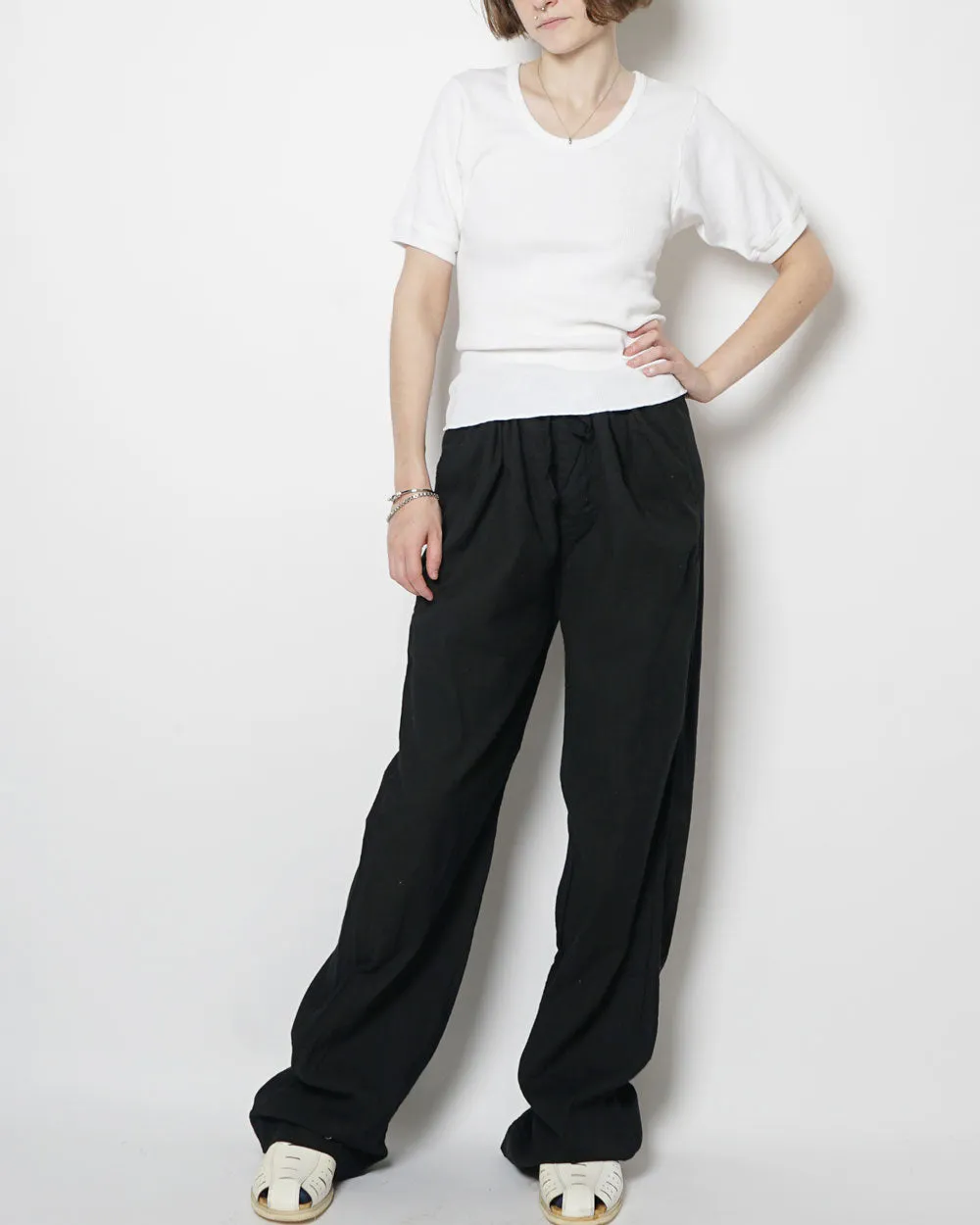 Black Easy Pants