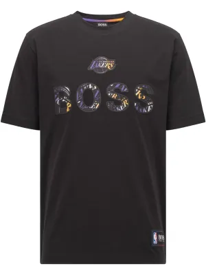 BOSS X NBA Lakers Logo T-Shirt Black