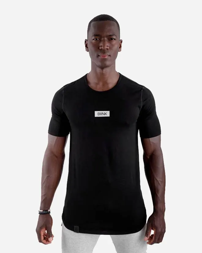 Box Logo Cardinal Scoop Tee - Black