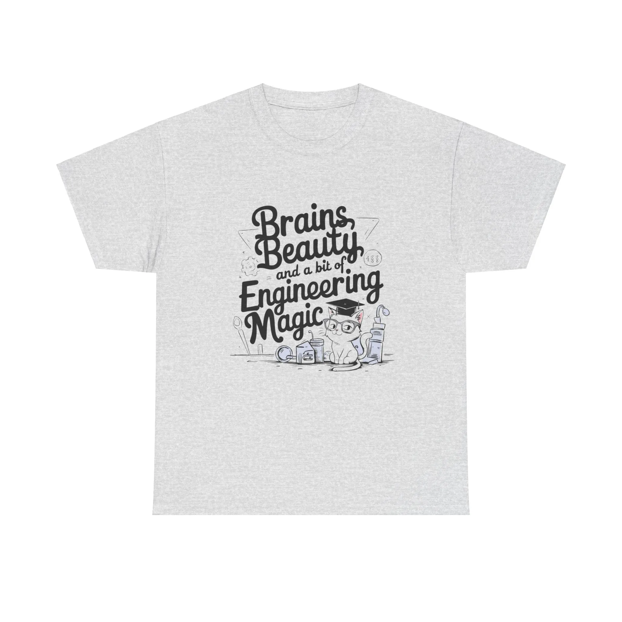 Brain Beauty & Bit of Engineering Magic Cotton T-Shirt