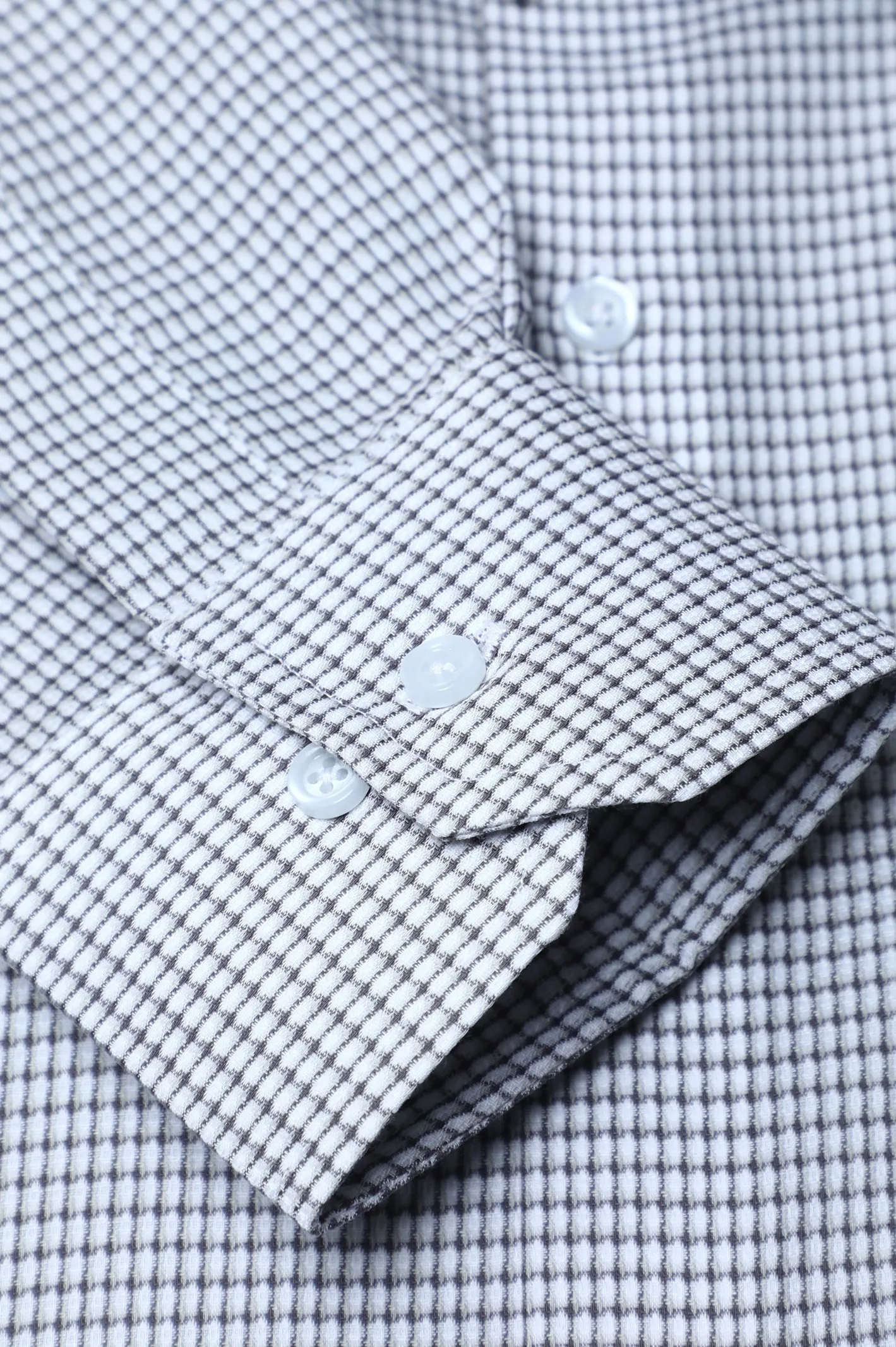 Brown Self Formal Shirt