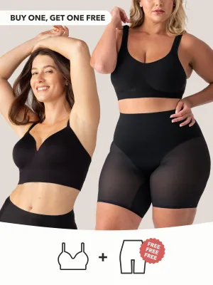 Buy 1, Get 1 FREE: 1 Supportive Bra   1 FREE Mesh Shorts