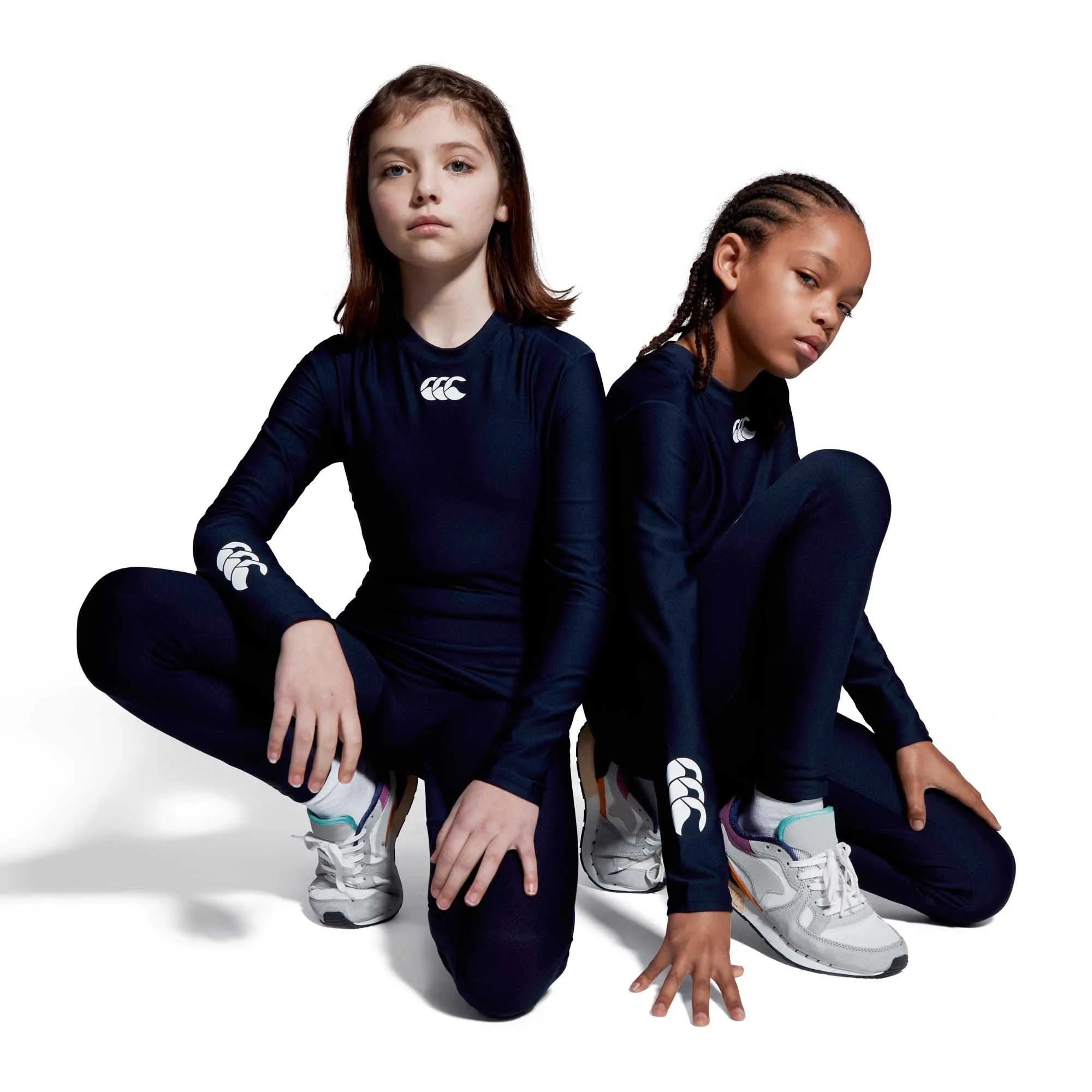Canterbury Kid's  Thermoreg Compression Top - Navy