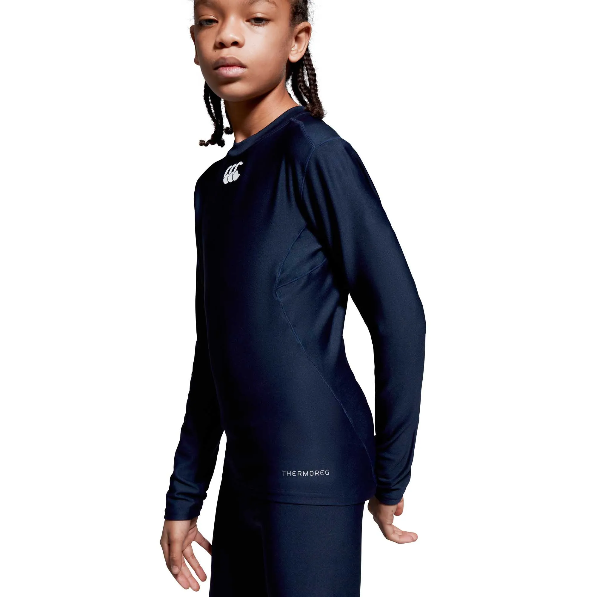 Canterbury Kid's  Thermoreg Compression Top - Navy