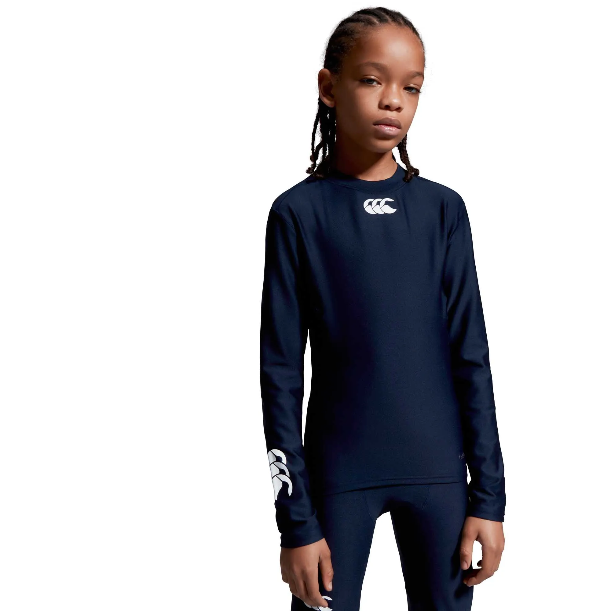 Canterbury Kid's  Thermoreg Compression Top - Navy