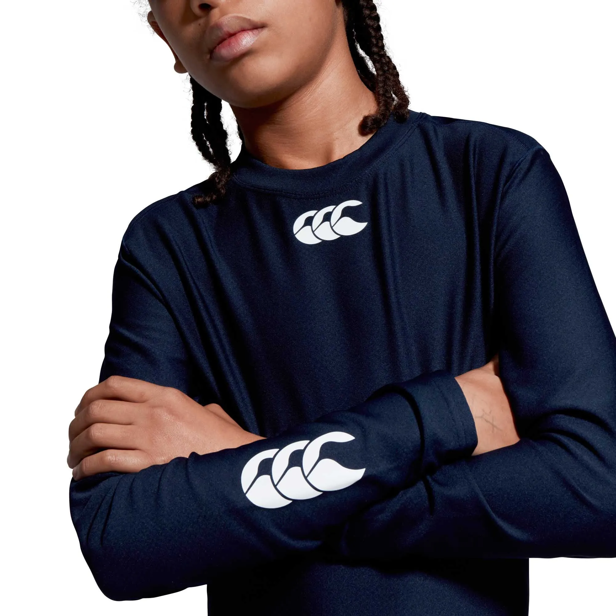 Canterbury Kid's  Thermoreg Compression Top - Navy