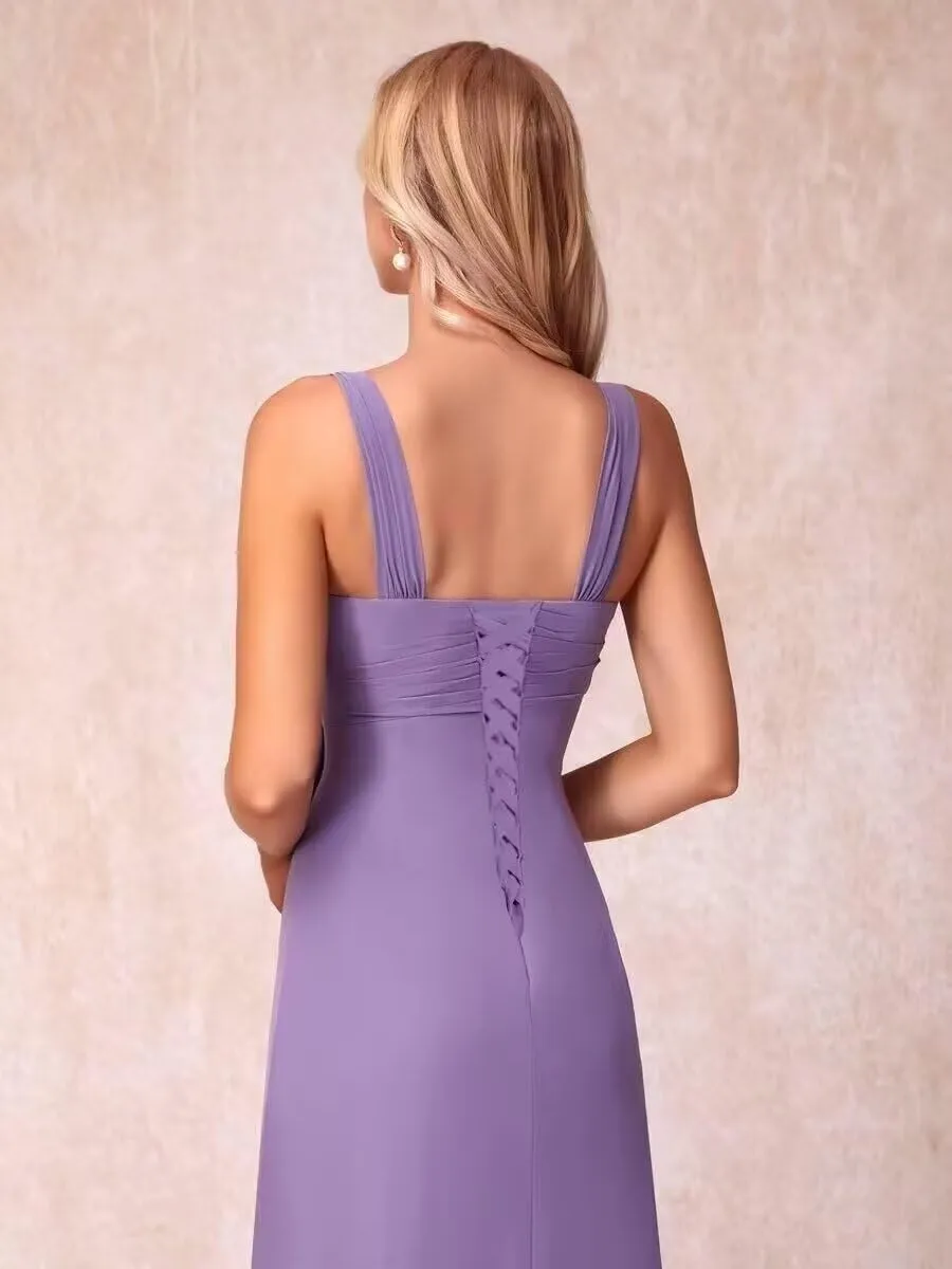 Chiffon 2 Pieces Mother of The Bride Dresses 3/4 Sleeve Formal Evening Dress with Jacket 2025 Hi005