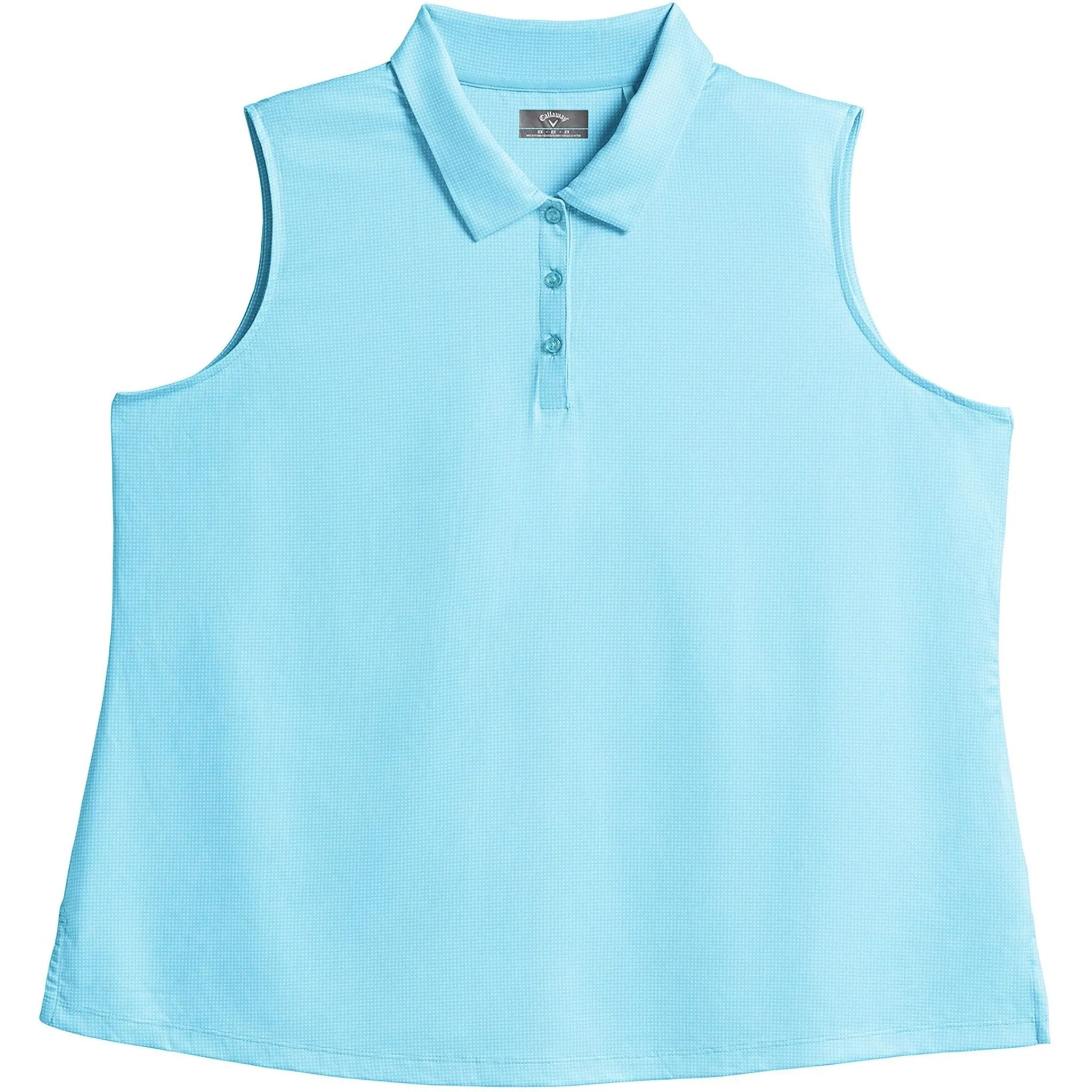 Clearance - Callaway Women's Printed Sleeveless Golf Polo – Extended Sizes