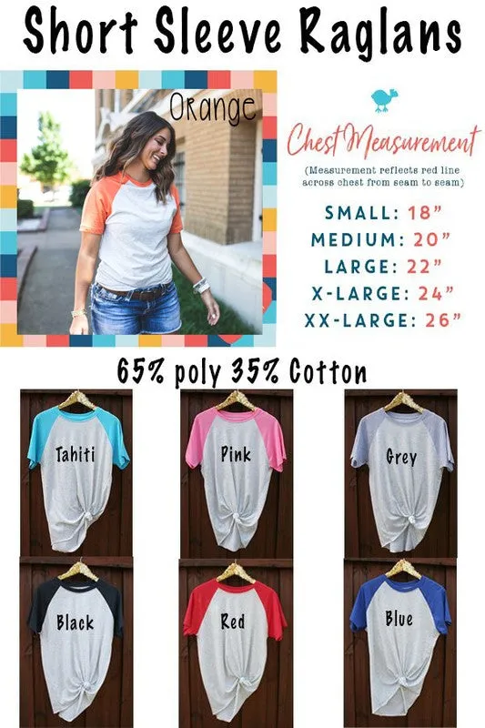 Clearance Merica Short Sleeve Raglan