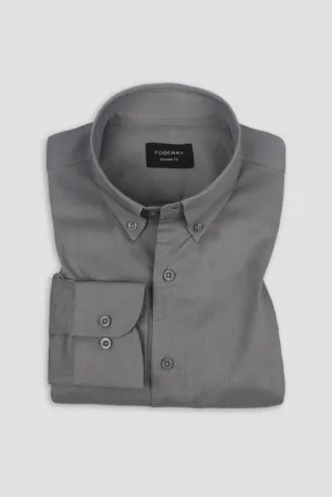 Cloud Grey Featherweight Linen Shirt