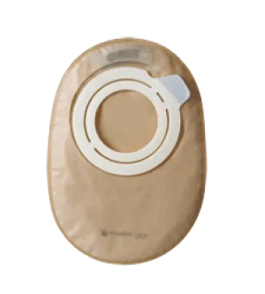 Coloplast 10905 Sensura Flex 2-Piece Closed Opaque Pouch, Midi, Flange Size 2" (50mm) Red