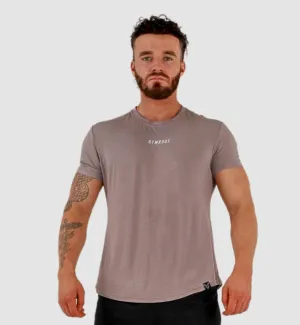 Culture Fitted Tee - Taupe Grey