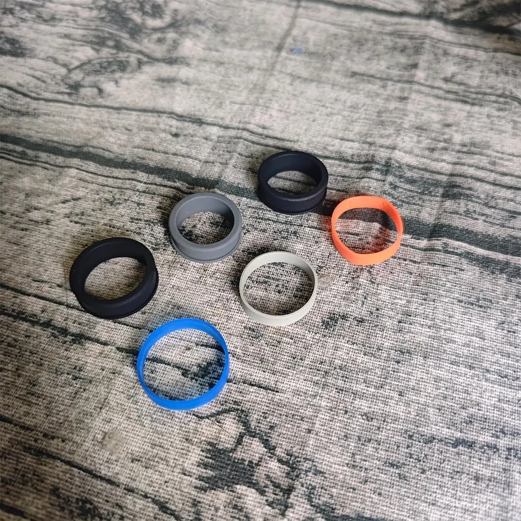 Custom Logo Text Silicone Rings 8mm Two-Tone Removable Ring-Yoga Rings-Christian Jesus Cross Faith Inspirational Rings-Couple Wedding Band Engagement Rings,Size 8-13