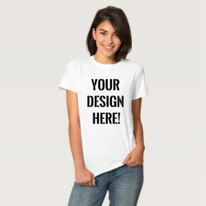 Custom Made Short Sleeve T-Shirt Ladies