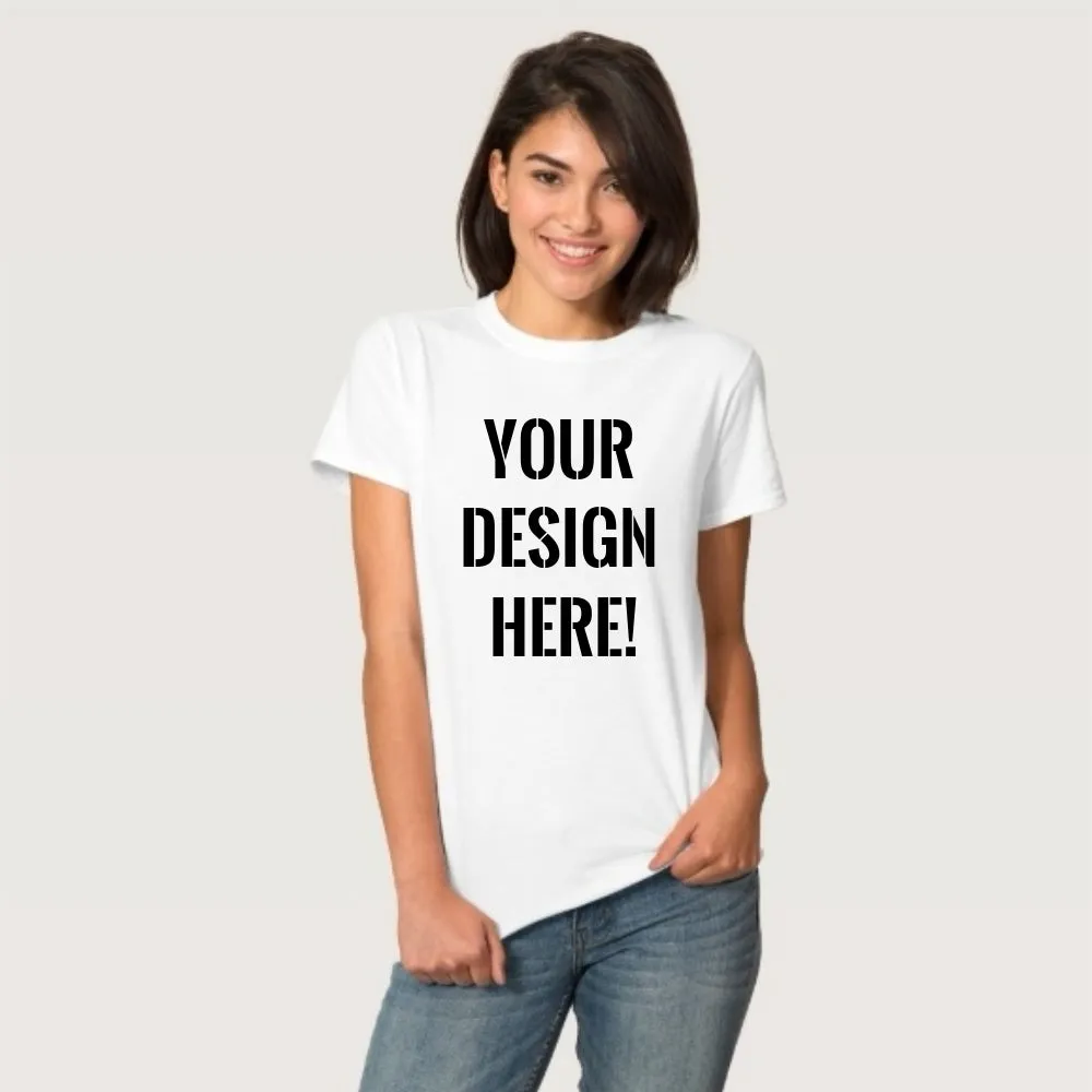 Custom Made Short Sleeve T-Shirt Ladies