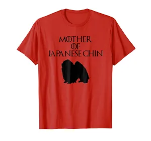 Cute &amp; Unique Black Mother of Japanese Chin T-shirt E010672