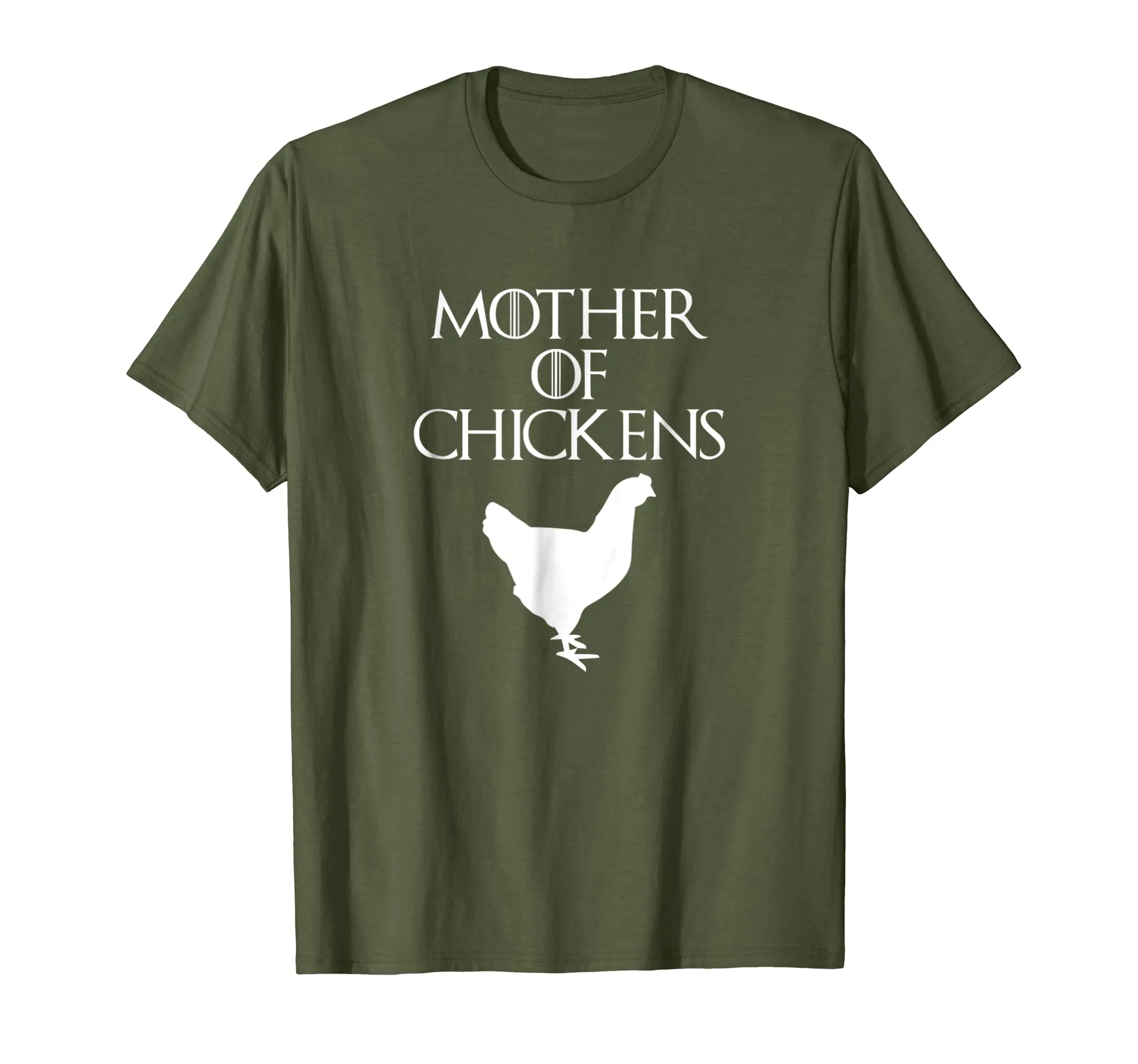 Cute &amp; Unique White Mother of Chickens T-shirt E010362