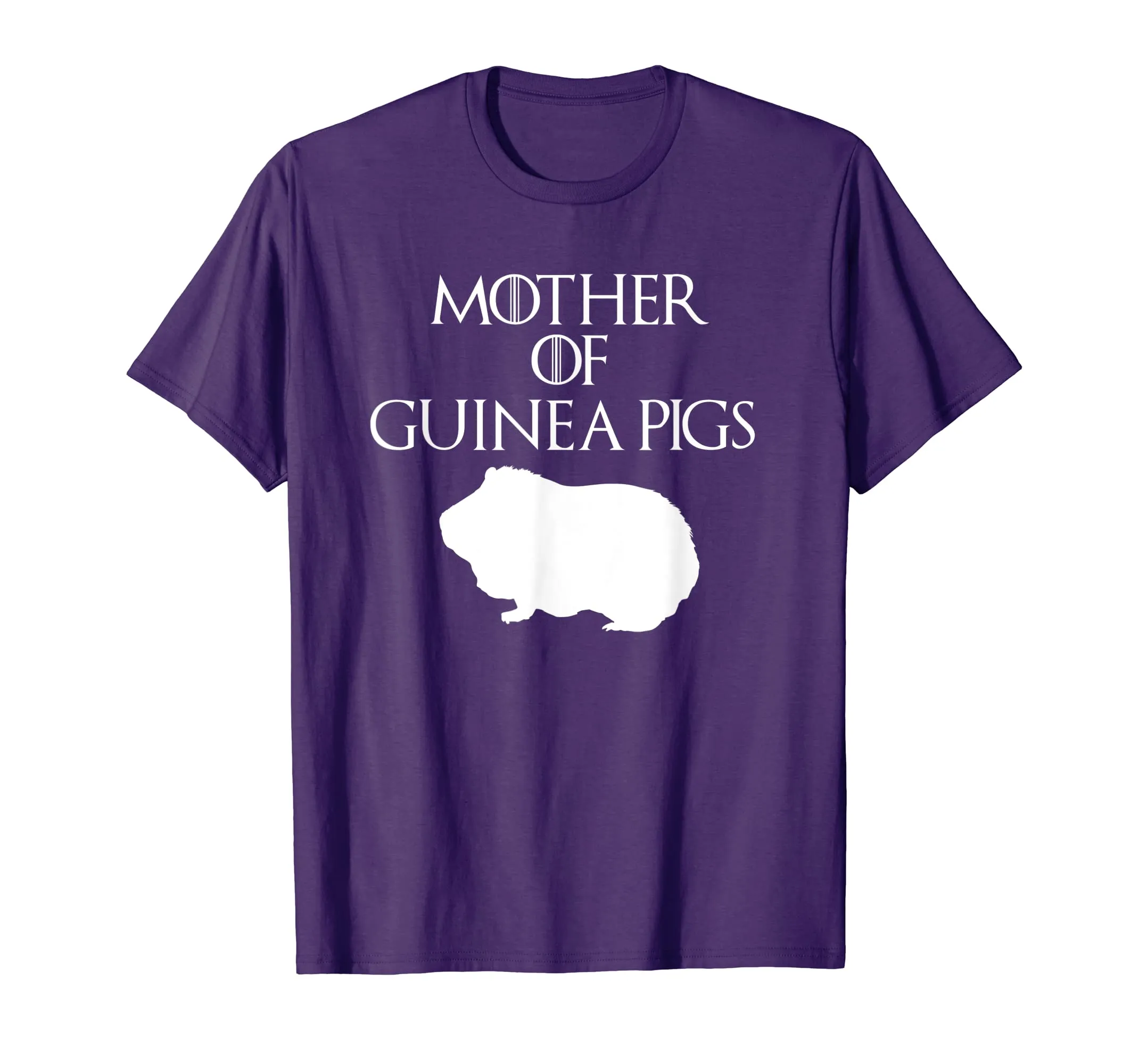 Cute &amp; Unique White Mother of Guinea Pig T-shirt E010429