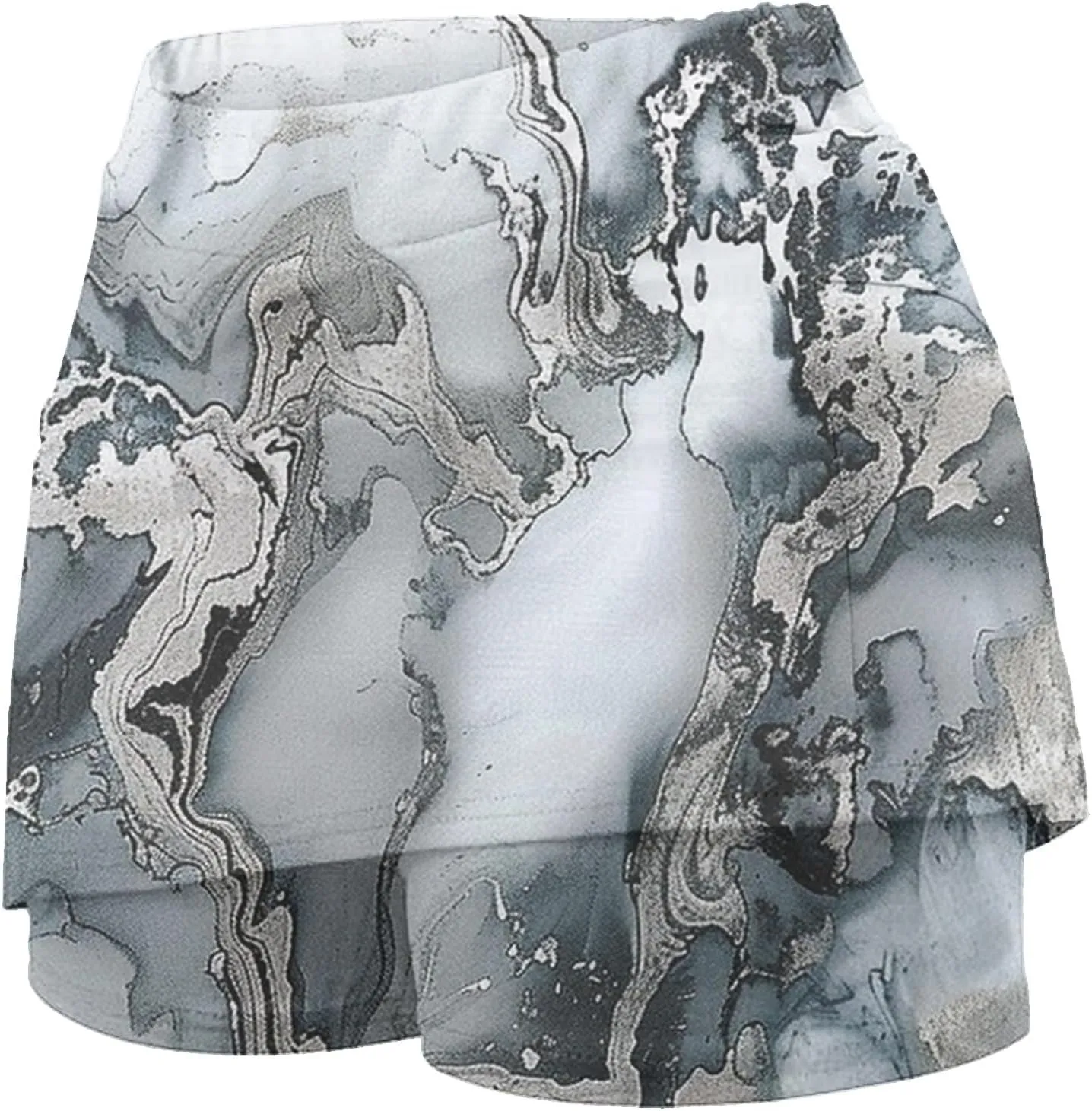 DDAPJ pyju Womens Summer Tennis Skirts with Shorts 2025 Fashion Floral Print High Waist Athletic Skort Beach Vacation Outfits