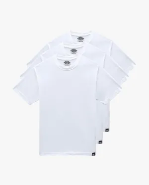Dickies 3-Pack Crew Neck Tees - White