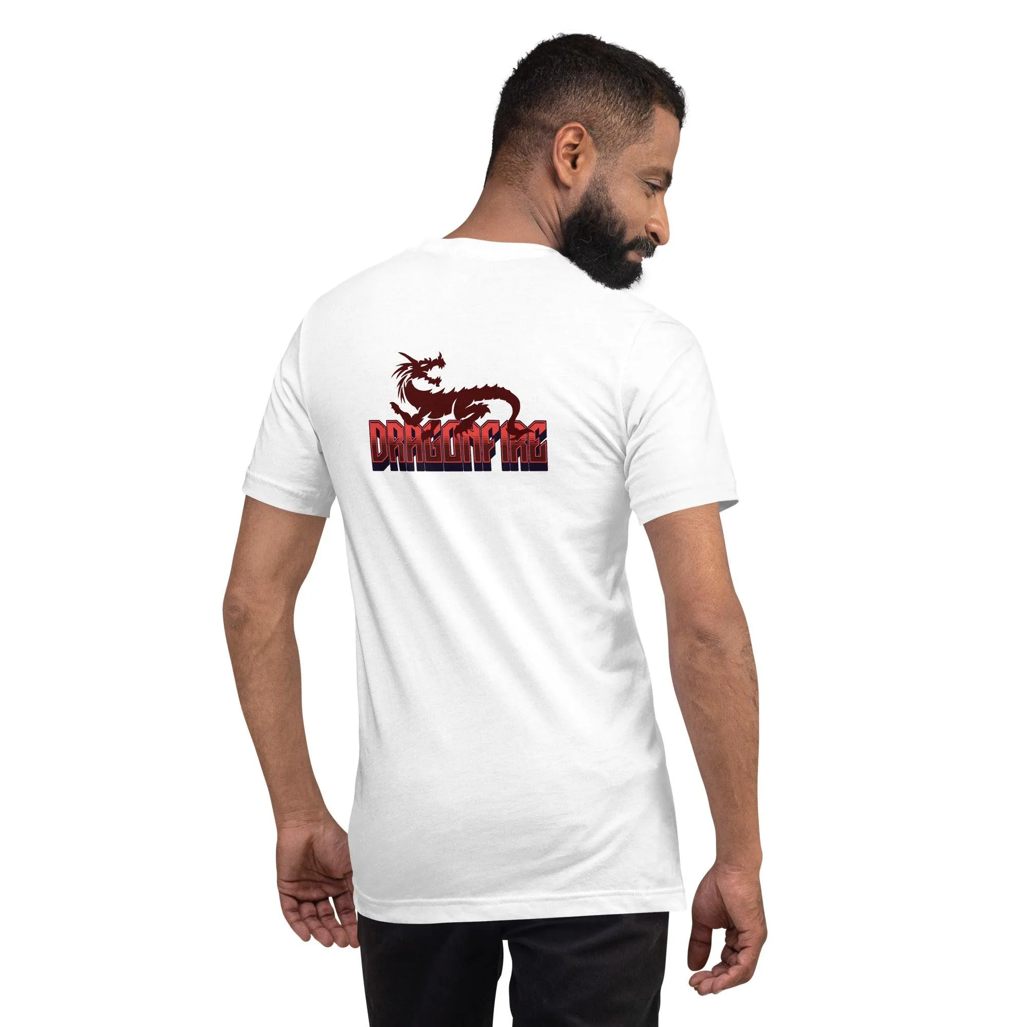 Dragonfire | Back & Bright Base | Unisex T-shirt